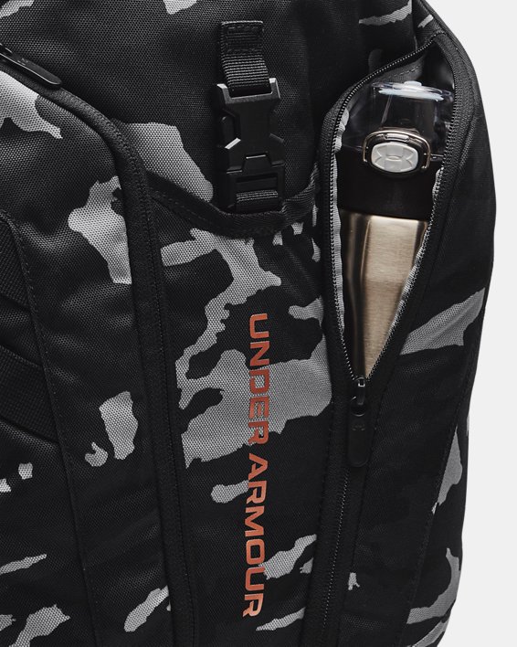 UA Hustle Pro Backpack, Black, pdpMainDesktop image number 2